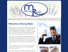 Tablet Screenshot of murrayreeds.co.uk